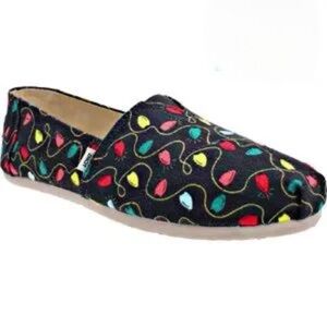 Toms Shoes Christmas Lights Women’s Size 6